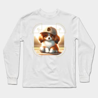 Field of Dreams - Nederlandse Kooikerhondje Long Sleeve T-Shirt